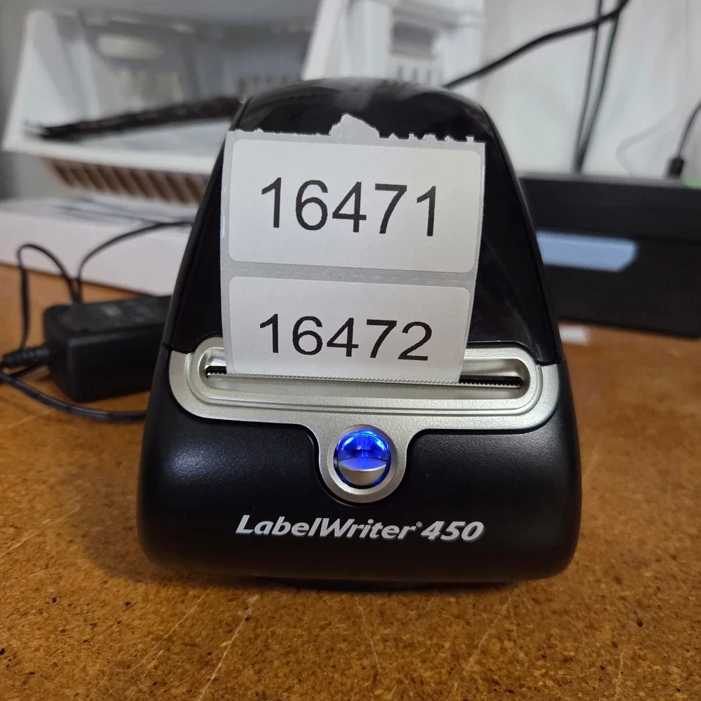 DYMO LabelWriter 450 Thermal Printer Black/Silver Excellent 1750110 USB